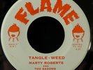 45 RARE ROCKABILLY   MARTY ROBERTS & SAXONS on FLAME (New Orleans Band) -- HEAR