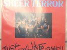 Rare RED VINYL LP - Sheer Terror ?– Just Can't Hate Enough - OG 1989 Near Mint