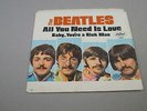 ORIGINAL THE BEATLES ALL YOU NEED IS LOVE 45 RPM RECORD WITH PICTURE SLEEVE ONLY