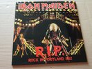Iron Maiden ?– rock in portland 1982 -  lp '-+poster -blue  vinyl