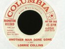 LORRIE & LARRY COLLINS Another Man Done Gone Columbia Rockabilly Popcorn 45 Hear