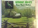 GEORGE JONES POOR MAN'S RICHES SIGNED VINYL ALBUM AND TAMMY TOO