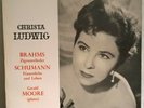 SAX 2340 - Christa LUDWIG - Brahms & Schumann Leider - 1st UK Pressing B/S - NM