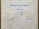 ALFRED LOEWENGUTH FRANCOISE DOREAU MOZART sonates PRIVATE LP