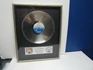 Pat Benatar - Get Nervous -1982 RIAA Platinum LP Award Plaque Strip Plate-Framed