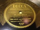 BING CROSBY AND CAROL RICHARDS SILVER BELLS 78 RPM 27229 E / E+