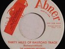 popcorn soul 45 RPM THE HAMMOND BROTHERS 30 Miles Of Railroad Track ABNER promo