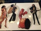 Queen Stand Up And Talk Rare Numbered Set Of 4 Shaped Picture Discs