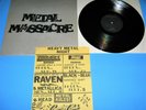 V/A  Metal Massacre LP Metal Blade 2nd Press 82 Vinyl Metallica Ratt Rare