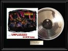 NIRVANA  MTV UNPLUGGED WHITE GOLD SILVER PLATINUM TONED RECORD LP VINYL ALBUM