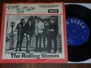 The ROLLING STONES Time is on My Side Danish PS Picture Sleeve RARE 45 vinyl