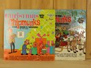 Vintage Christmas with the Chipmunks Vinyl LP Holiday Vol. 1 & 2 Alvin Simon 60s
