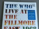 THE WHO LIVE AT THE FILLMORE EAST 1968 LP