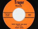 Northern/Deep Soul 45 - Tokay Lewis - Who Wants Me Now - Tragar - VG++ mp3