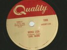 ROCKABILLY  CANADA 78 - CARL MANN - MONA LISA  - HEAR- 1959 QUALITY 1889