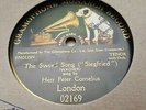 PETER CORNELIUS SIEGFRIED THE SWORD SONG GRAMOPHONE MONARCH 02169