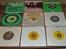9 45's The Beatles 3 Picture Sleeves Swan Atco Tollie Vee-Jay Capitol Parlophone