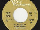 ?DIANNE BROOKS In My Heart/I Just Don't Know Verve Folkways 5036 NORTHERN SOUL?