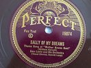 78 rpm record Sam Lanin SALLY OF MY DREAMS PERFECT Red Wax Victrola Disc 1929