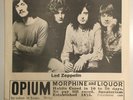 LED ZEPPELIN OPIUM MORPHINE AND LIQUOR SUPER RARE 7