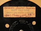 Majestic Musical Caravan WEMR Chicago Georgia Gibbs, Eddie Howard 1947 Acetate