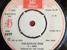 T.REX MARC BOLAN-CHILE RARE SINGLE TELEGRAM SAM 45 RPM 7