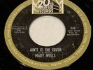 RARE 45 MARY WELLS Ain't It the Truth / Stop Taking Me For Granted Northern Soul