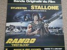 FIRST BLOOD SOUNDTRACK VINYL LP - JERRY GOLDSMITH - RAMBO - RARE ISSUE & ARTWORK