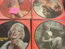 4 X LP PICTURE DISCS , MARILYN MONROE . 1984/1985 Made In Europe , EX CONDITION