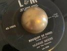 RARE LA DOO WOP NUNNIE MOORE PEACOCKS BOUQUET OF ROSES B/W TWEET TWEET L&M 1002