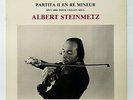 ALBERT STEINMETZ - BACH partita no.2 for solo violin RARE PRIVATE LP NM+