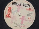 Rare 12 Guns n’ Roses - Don’t cry single-sided Costa Rica promo