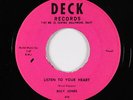 Doo-Wop 45 - Billy Jones - Listen To Your Heart - Deck - VG+ mp3