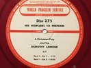 5 1940s MOVIE STAR CHRISTMAS RADIO PROGRAM TRANSCRIPTION DISCS - LAMOUR, DAY  DH