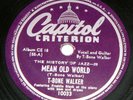 T BONE WALKER MEAN OLD WORLD CAPITOL 78 RPM SHELLAC 10
