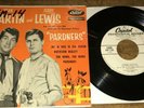 Dean Martin & Jerry Lewis Pardners DJ Promo 45 EP With PIcture Sleeve