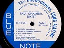 PAUL CHAMBERS/JOHN COLTRANE WHIMS OF CHAMBERS RARE'57 BLUE NOTE MONO LP STUNNING