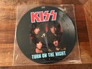 KISS VINTAGE TURN ON THE NIGHT PICTURE DISC VINYL LP RECORD HELLA RARE NM DISC