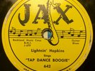 Lightnin’ Hopkins Tap Dance Boogie-You Caused My Heart To Weep TEXAS BLUES 78rpm