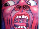 KING CRIMSON IN COURT OF CRIMSON RARE ORIG '69 UK PINK ISLAND LABEL LP VERY NICE