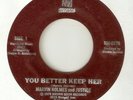 MARVIN HOLMES You Better Keep Her BROWN DOOR NORTHERN SOUL USA 45