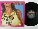 BON JOVI SLIPPERY WHEN WET MERCURY 28PP-1025 Japan VINYL LP