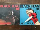 Black Flag Vinyl- Damage & My War- Punk LP Lot- 2 Records- ORG with insert- SST-