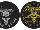 Venom Black Metal Welcome To Hell Pair DJ Record Turntable Slipmat Decks Vinyl