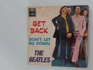 THE BEATLES get back/don't let me down RARE  ISRAELI P/S
