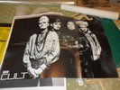 THE CULT RAIN 12'' VINYL WITH RARE PROMO POSTER