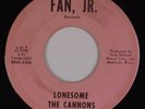 THE CANNONS: Lonesome / Sweet Georgia Brown US FAN JR Wisconsin Garage 45 HEAR