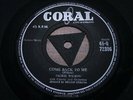 JACKIE WILSON   Come Back To Me   MINT   1958 UK CORAL Q 72306   R&B Jiver Dance