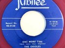 * ORIOLES One More Time/I Cover The Waterfront ORIG DOO WOP R&B Jubilee 45 HEAR