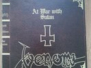 Venom at war with satan lp Banzai records 1984 Motorhead Celtic Frost Bathory